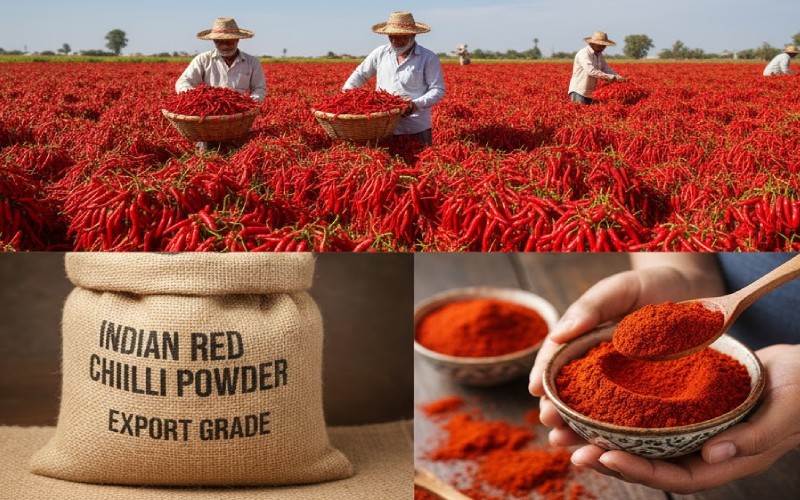 Red Chilli Powder Exporting: What Makes Indian Chilli the Best in the World?